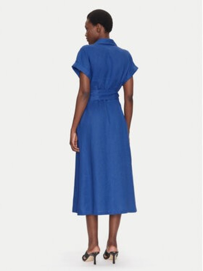 Luisa Spagnoli Sukienka koszulowa Patrono 542264 Niebieski Regular Fit