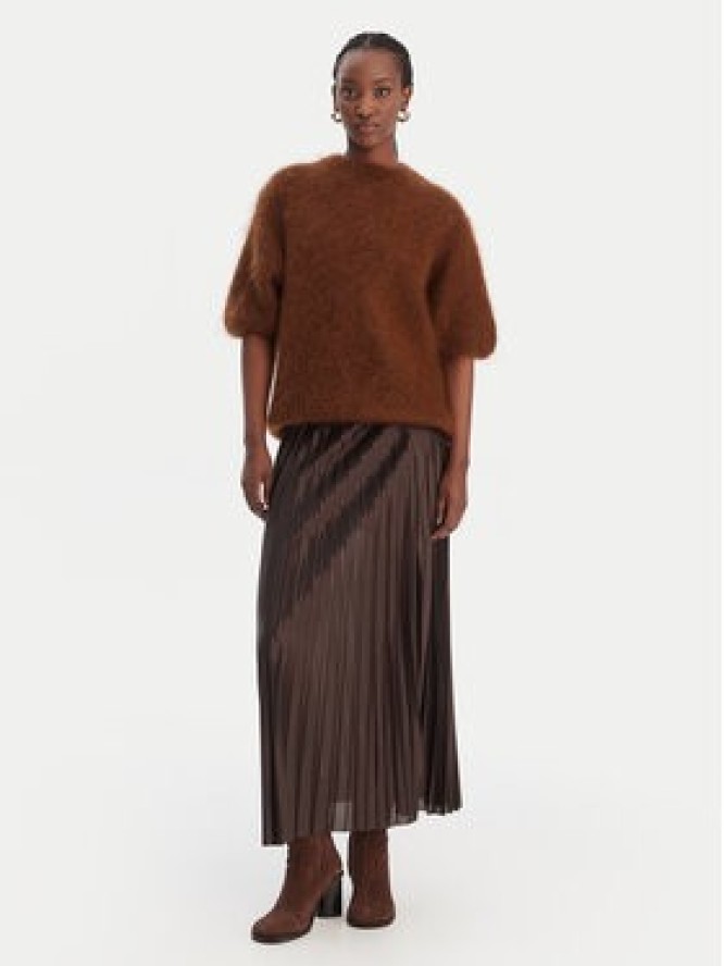 Dixie Sweter M277Y101A Brązowy Relaxed Fit