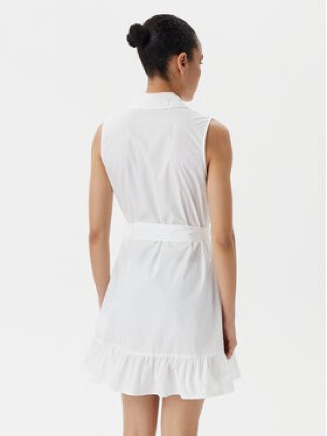 Gaudi Sukienka koszulowa 511BD15020 Biały Regular Fit