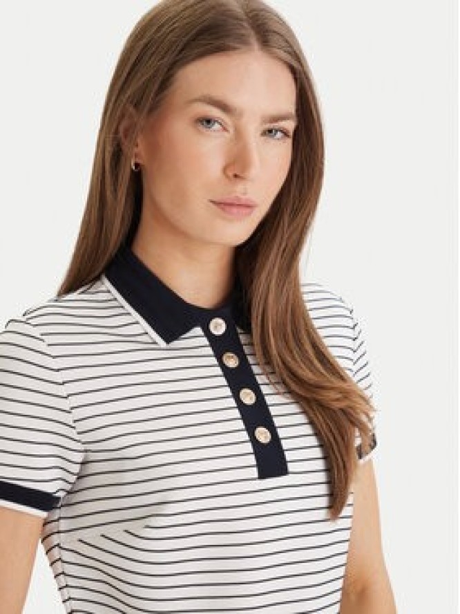 Guess Polo W6GP17 K2946 Biały Regular Fit