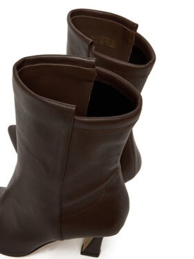 Stuart Weitzman Botki Vinnie SM440 Brązowy