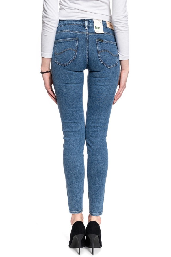 SPODNIE DAMSKIE LEE SCARLETT SELVAGE FAIR MID L526LY40 112111739