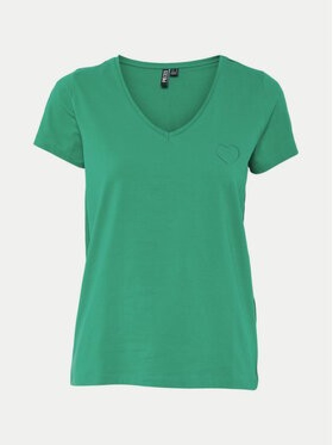 Pieces T-Shirt New Billy 17102921 Zielony Regular Fit