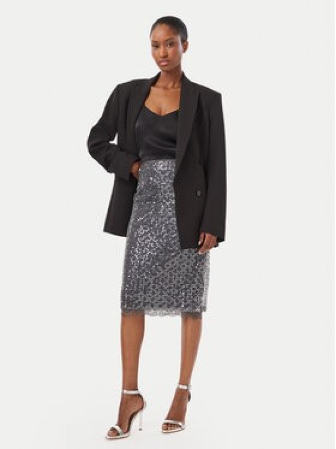 Marella Spódnica midi Agevole 2623776034 Szary Regular Fit