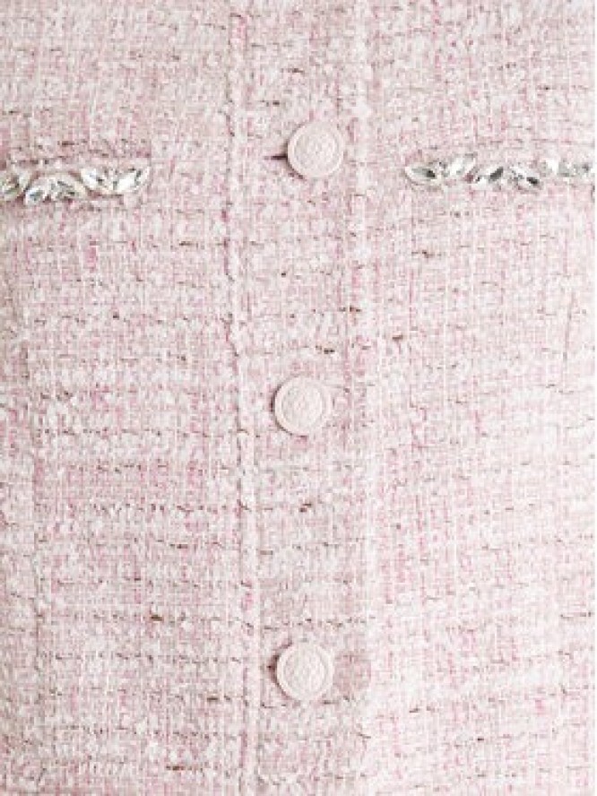 Guess Marynarka W6RL54 WJ632 Różowy Regular Fit