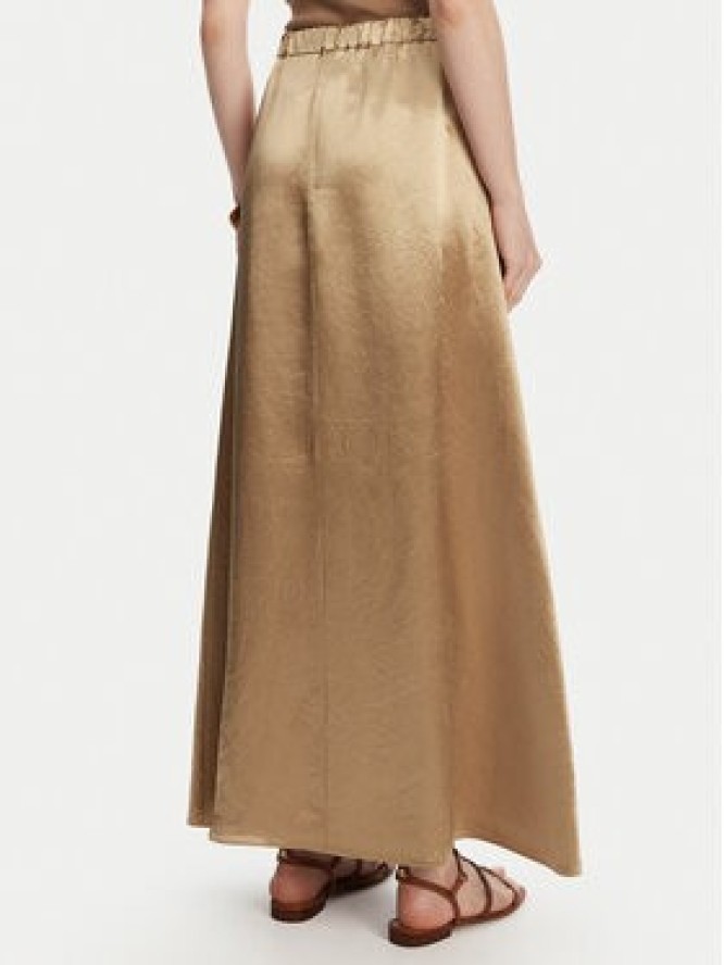 Max Mara Leisure Spódnica trapezowa Nuevo 2516101028 Beżowy Regular Fit