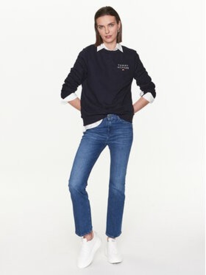 Tommy Hilfiger Bluza UW0UW04521 Granatowy Regular Fit