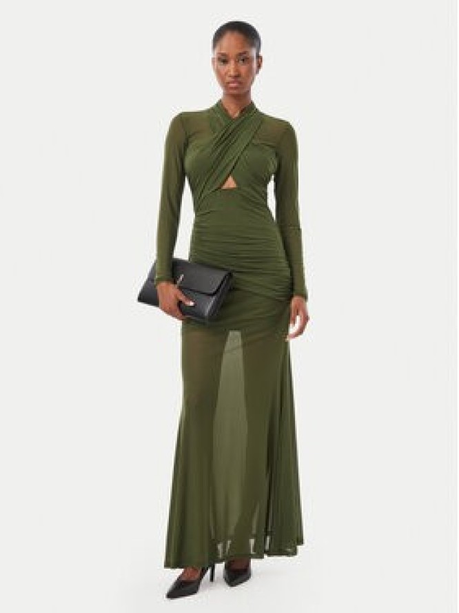 Bardot Sukienka wieczorowa Veria 59987DB Khaki Regular Fit