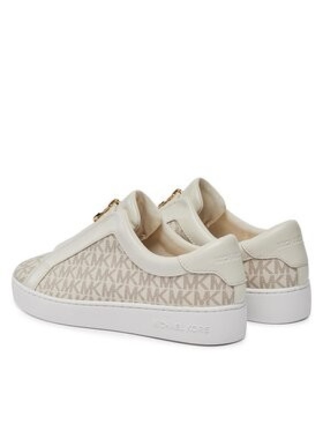 MICHAEL Michael Kors Sneakersy Keaton Zip Slip On 43R4KTFP2B Écru