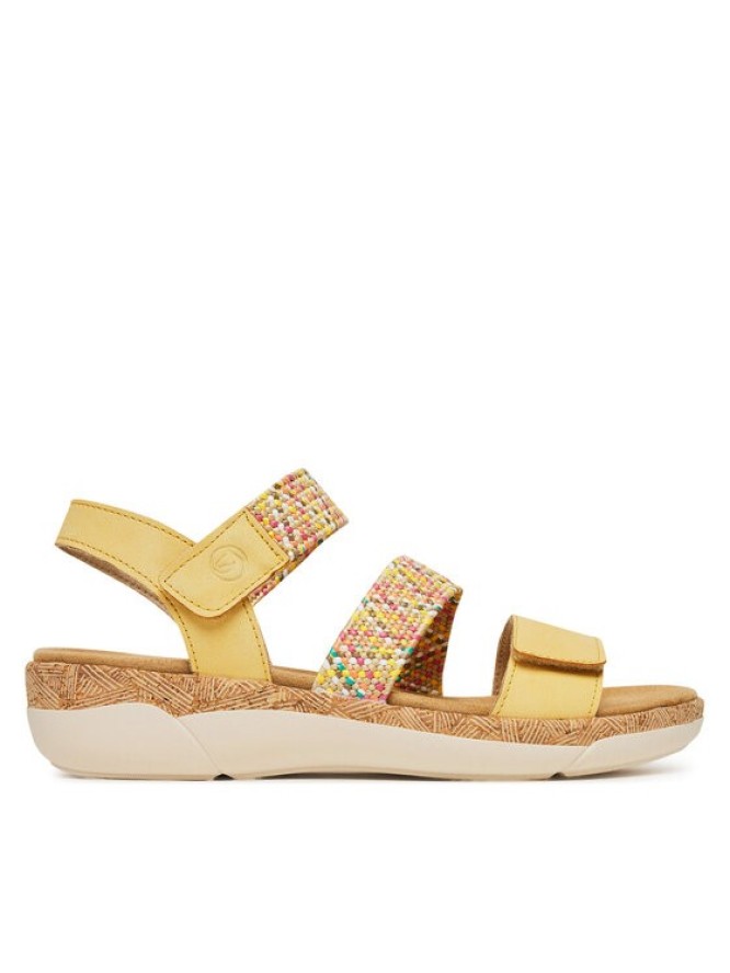 Remonte Sandały R6861-68 Żółty