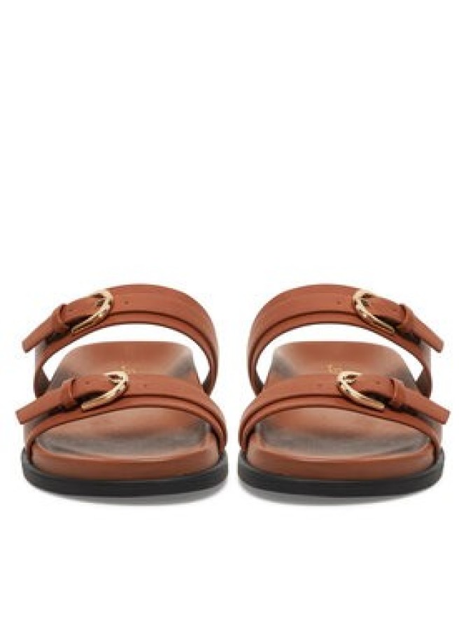 JENNY Klapki L09092 Brązowy