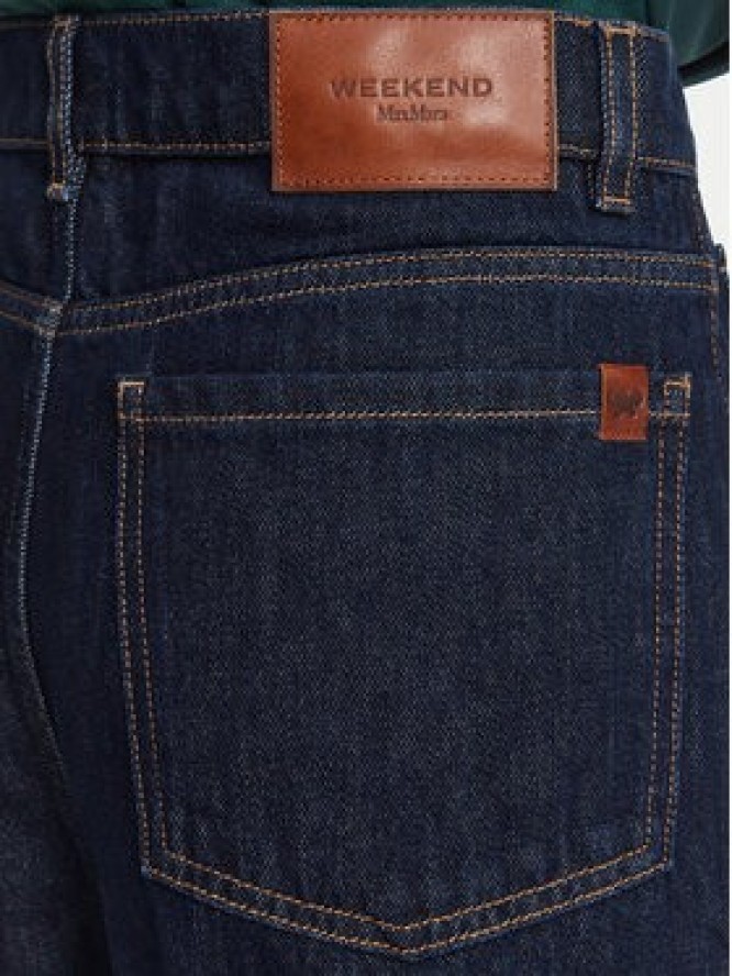 Weekend Max Mara Jeansy Caduca 2625186041 Granatowy Boyfriend Fit