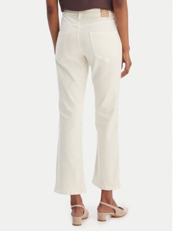 Marella Spodnie materiałowe Sfinge 2615131261 Écru Slim Fit