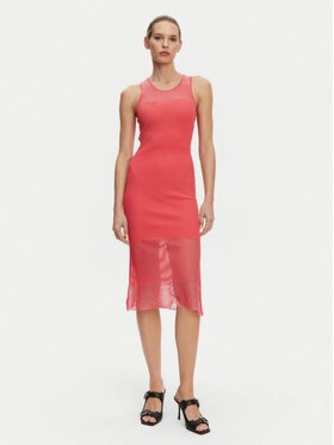 PINKO Sukienka dzianinowa 104811 A2GJ N55 Pomarańczowy Regular Fit