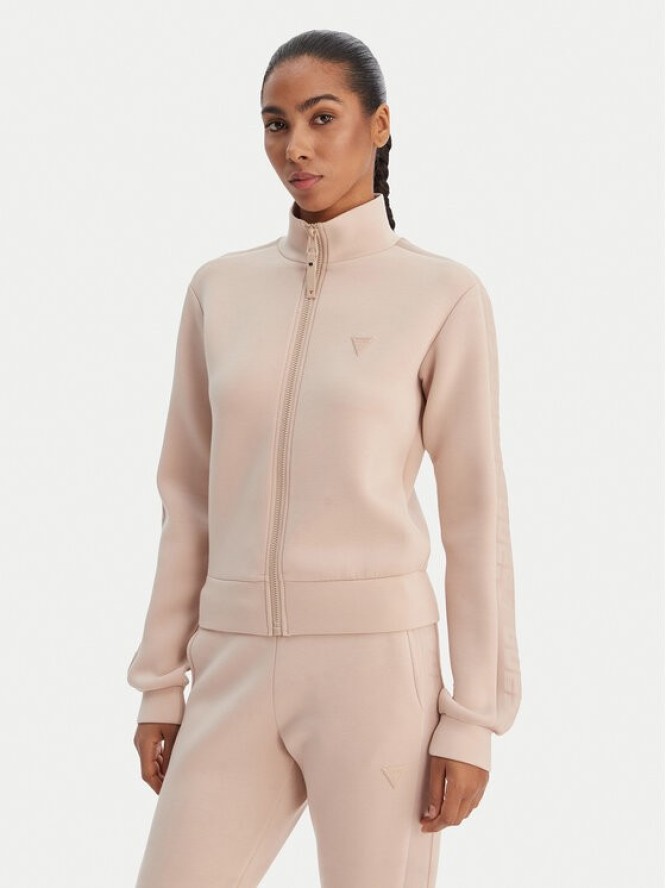 Guess Bluza V2YQ17 K7UW2 Beżowy Regular Fit