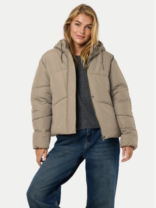 Noisy May Kurtka zimowa Tenna 27030499 Beżowy Regular Fit