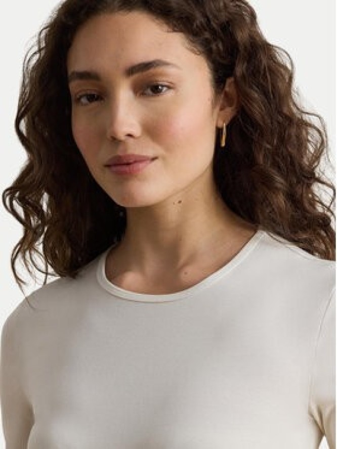 LAUREN RALPH LAUREN Bluzka 200680399002 Biały Slim Fit