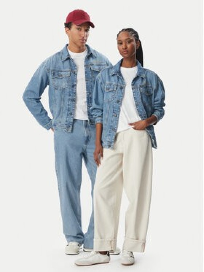 Guess Jeans Kurtka jeansowa M6BN56 D1872 Niebieski Regular Fit
