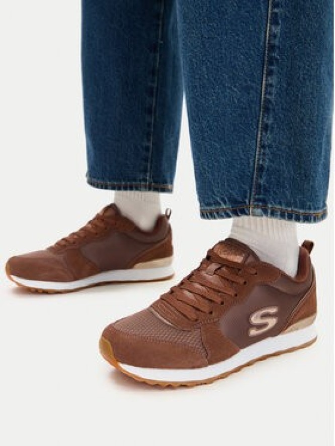 Skechers Sneakersy 111/CHOC Brązowy