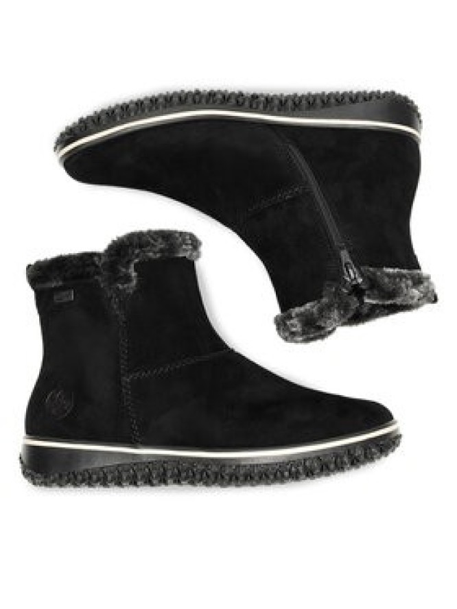 Rieker Botki Z4266-00 Czarny