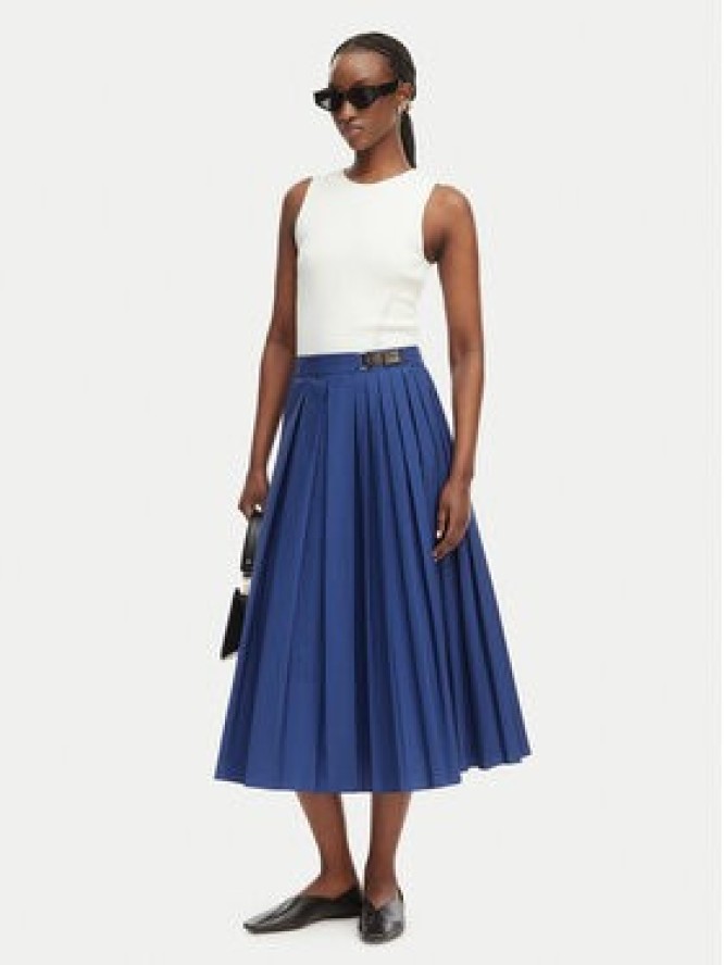 MAX&Co. Spódnica plisowana Gonna 2616101054200 Niebieski Regular Fit