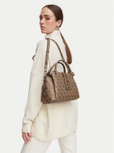 Guess Torebka Yvonne Logo HWSG23 78060 Brązowy