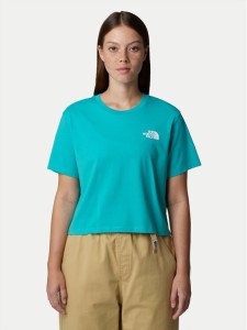 The North Face T-Shirt Simple Dome NF0A87U4 Niebieski Loose Fit