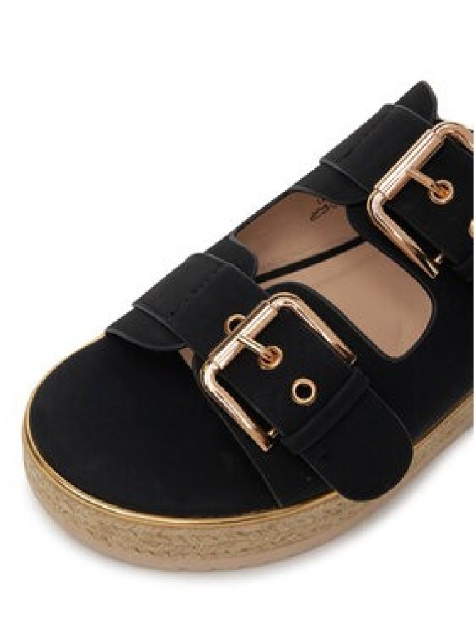 JENNY Espadryle LB-P1434-YLD Czarny