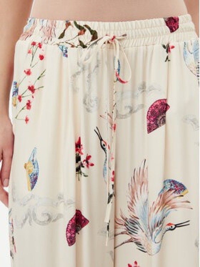 ViCOLO Spodnie materiałowe TD0814 Beżowy Relaxed Fit