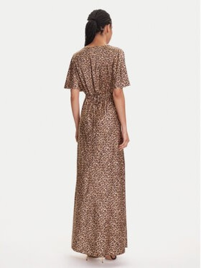 Guess Sukienka wieczorowa W5YK01 WHEZ2 Beżowy Regular Fit