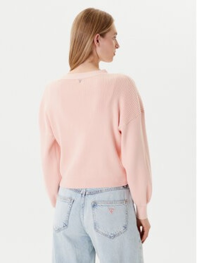 Guess Kardigan W5YR07 Z2ZK2 Różowy Oversize