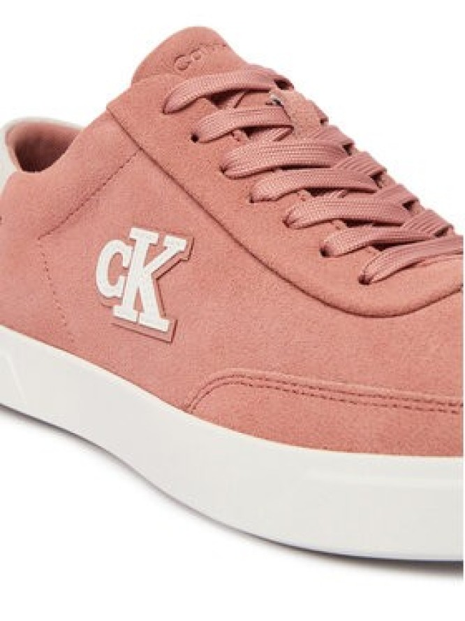 Calvin Klein Sneakersy Low Pro Cups Wt Suede Mg HW0HW03144 Różowy
