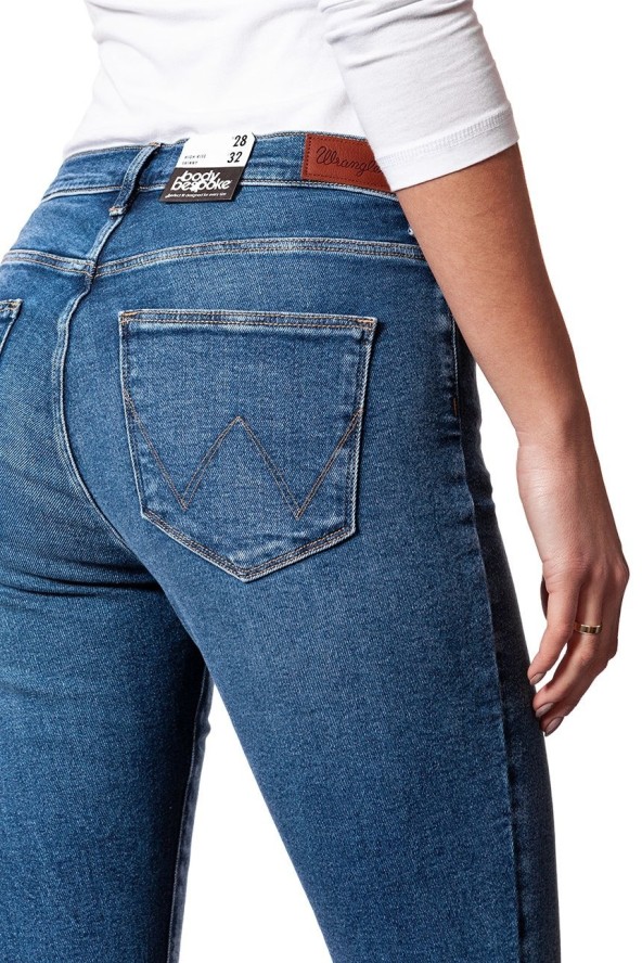 WRANGLER HIGH RISE SKINNY PIXI BLUE W27HFS17R 112128077