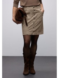 Street One Spódnica sztruksowa w kolorze beżowym rozmiar: 44