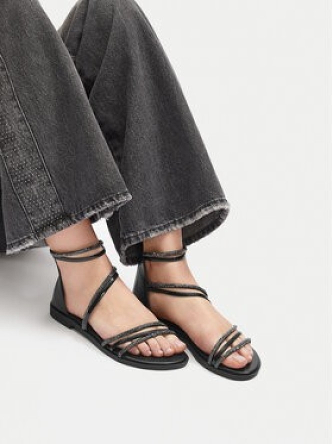 JENNY Sandały SF127-01 Czarny