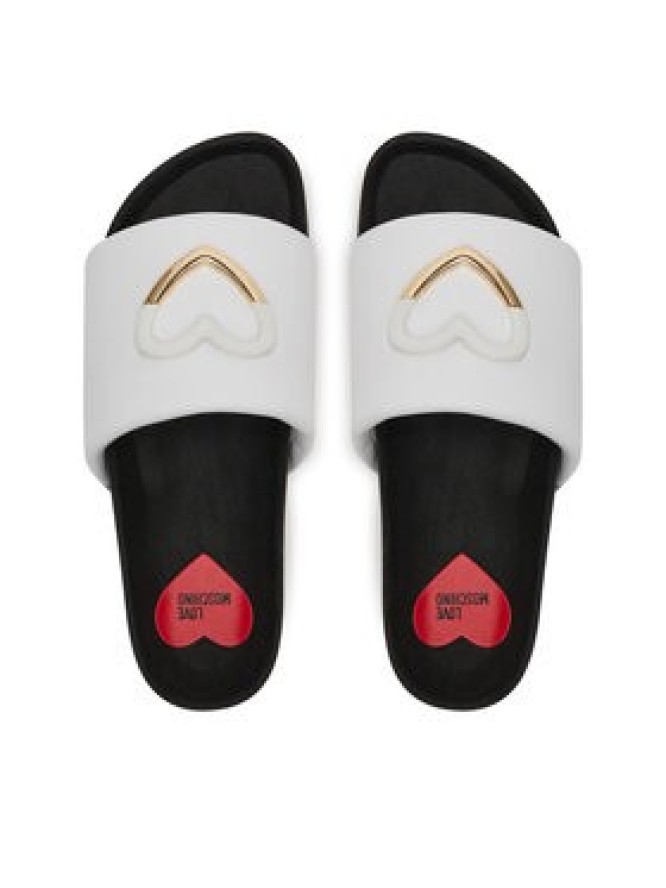 LOVE MOSCHINO Klapki JA28283G1MIE0100 Biały