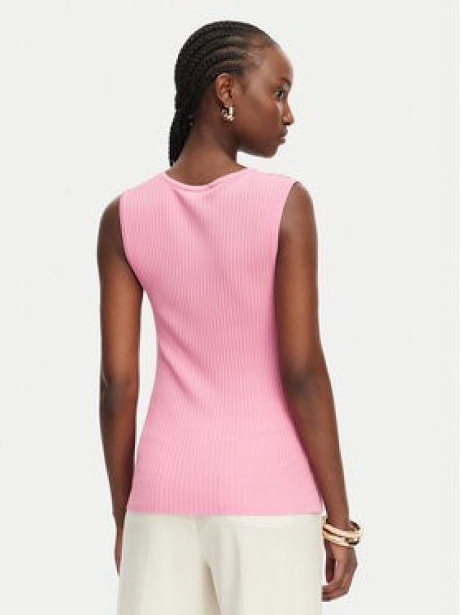 Rinascimento Top CFM0012239003 Różowy jasny Slim Fit
