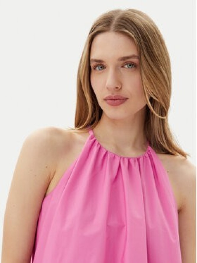 Rinascimento Sukienka koktajlowa CFC0124139003 Różowy Regular Fit