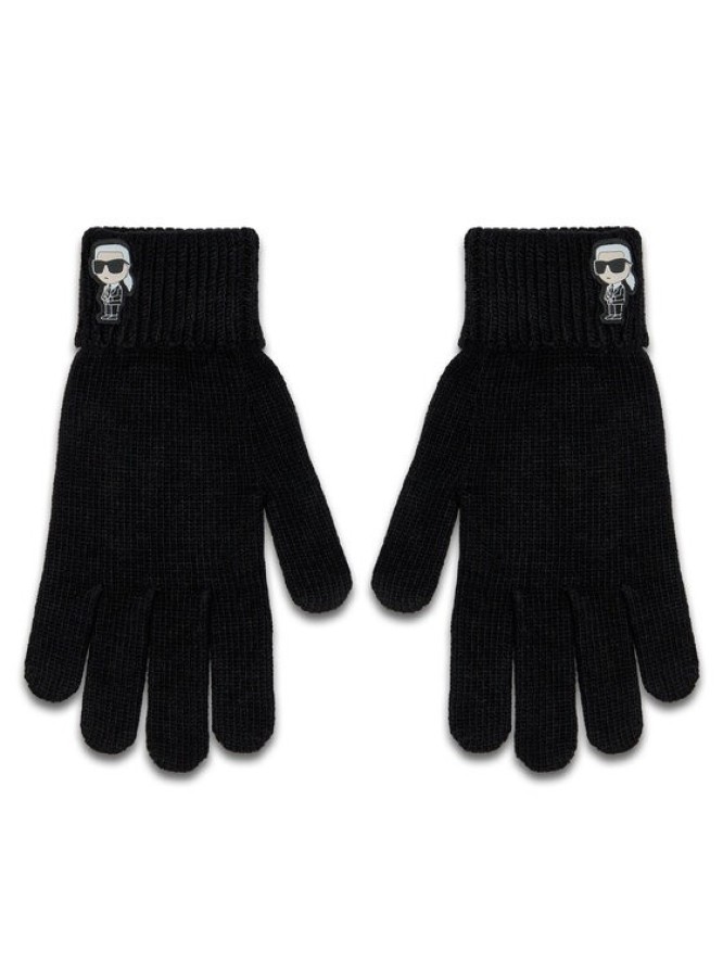 KARL LAGERFELD Rękawiczki Damskie 236W3608 Czarny