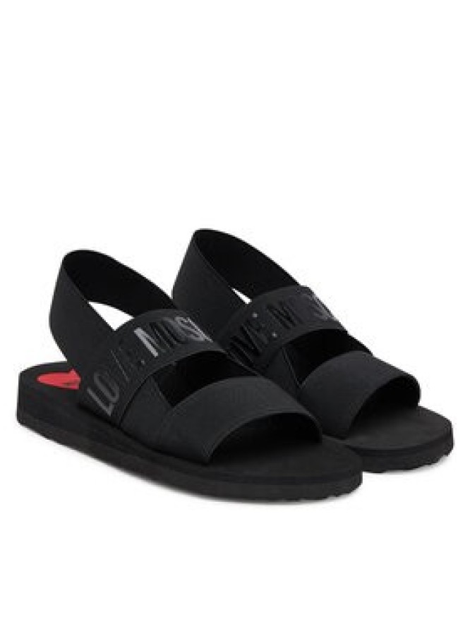 LOVE MOSCHINO Sandały JA16033G0MJN7000 Czarny
