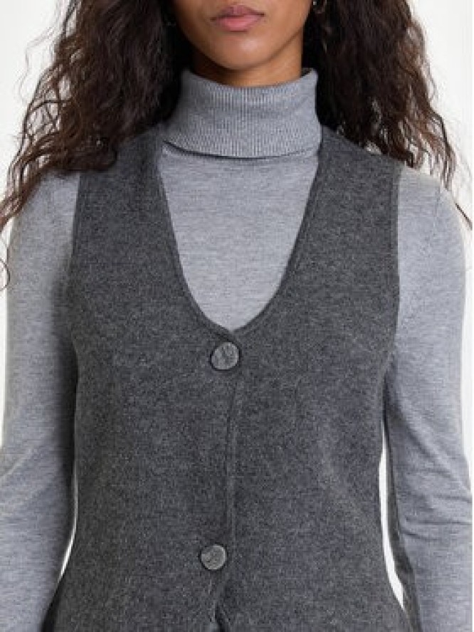 Vero Moda Kamizelka Brisa 10334682 Szary Regular Fit