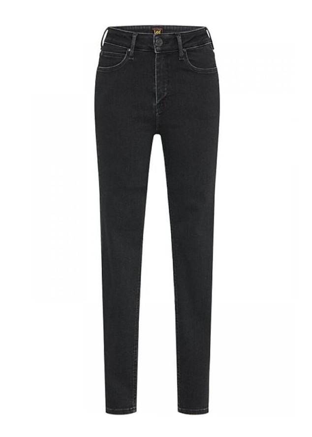 LEE DAMSKIE SPODNIE JEANSOWE LEE FOREVERFIT BLACK AVERY L32SOZVT 112145054