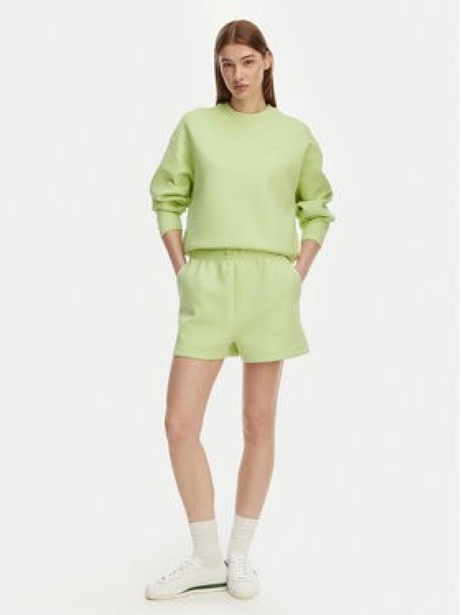 Lacoste Bluza SF0046 Zielony jasny Oversize