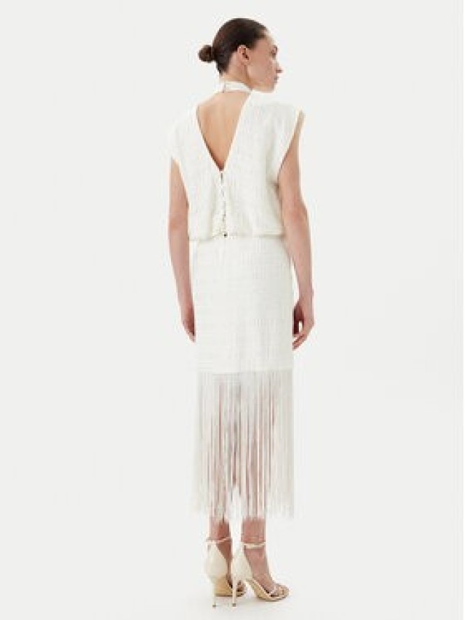 Bruuns Bazaar Sukienka koktajlowa Pentzia Malisa BBW4432 Biały Regular Fit