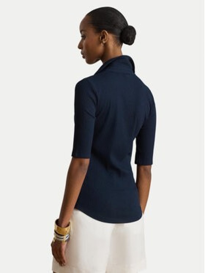 LAUREN RALPH LAUREN Polo 200P10120005 Granatowy Regular Fit