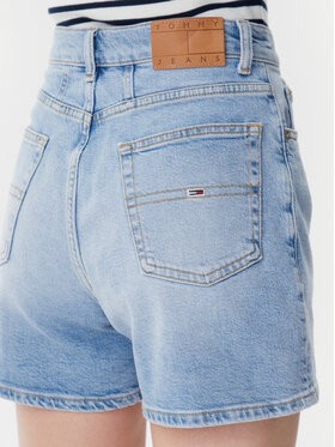 Tommy Jeans Szorty jeansowe DW0DW20091 Niebieski Mom Fit