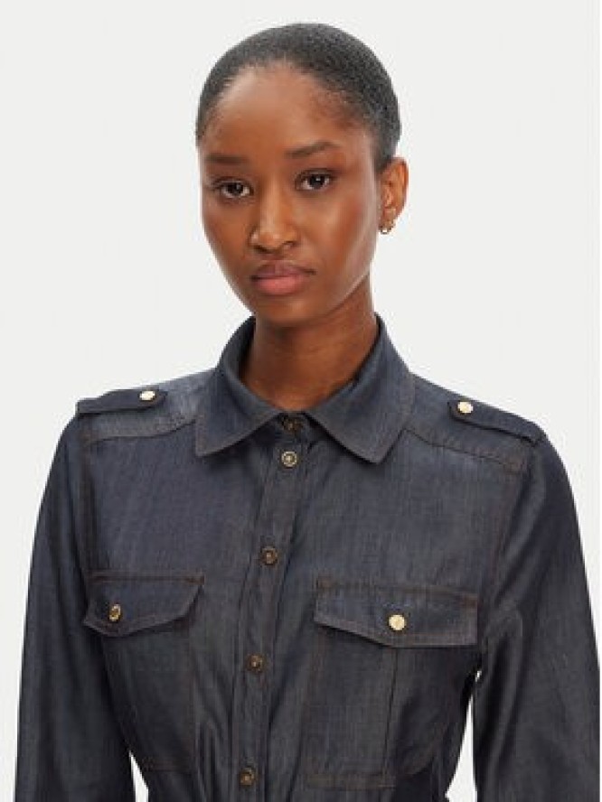 Marciano Guess Sukienka codzienna 5GGK05 7295A Granatowy Regular Fit