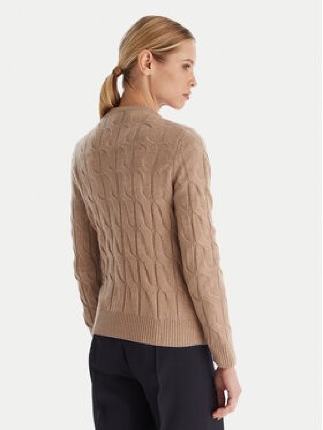 Tommy Hilfiger Sweter WW0WW43586 Beżowy Regular Fit