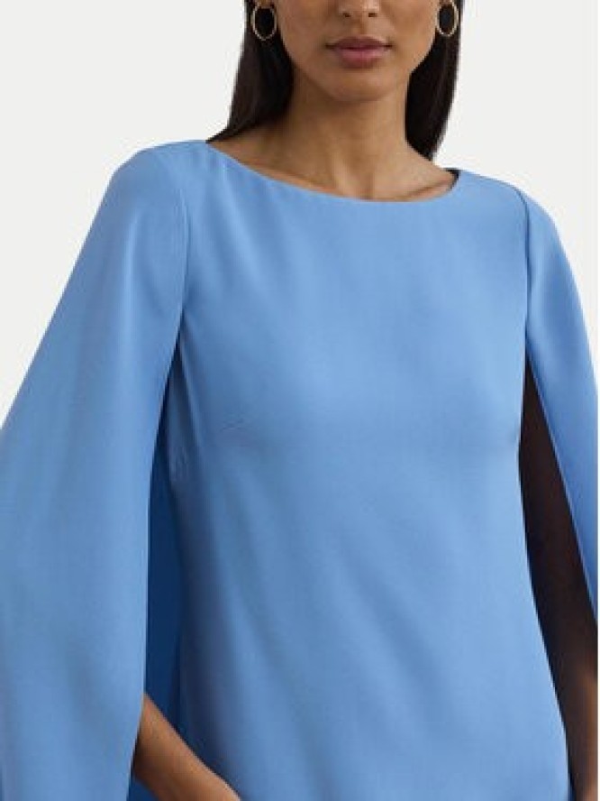 LAUREN RALPH LAUREN Sukienka koktajlowa 253855210033 Niebieski Slim Fit