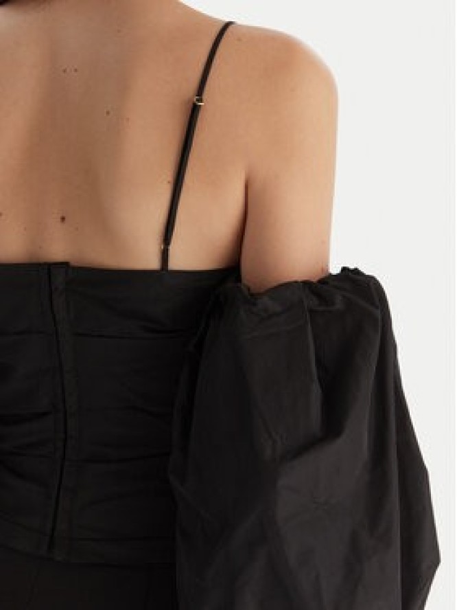 PINKO Bluzka Taffeta 105552 Y3LE Czarny Regular Fit